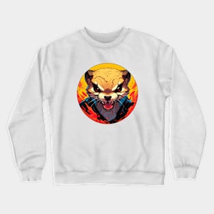 Akashi the Ferret Crewneck Sweatshirt